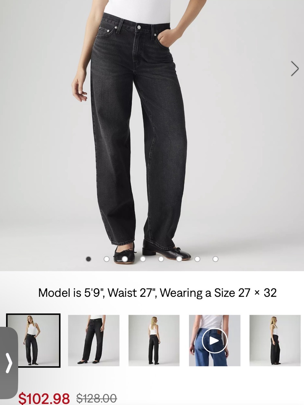 LEVI’s baggy dad jeans